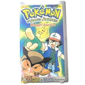 Pokemon The Johto Journeys Midnight Guardian Nintendo VHS Factory Unsealed